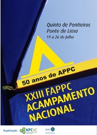 cartaz acampamento Nacional em Viana Castelo